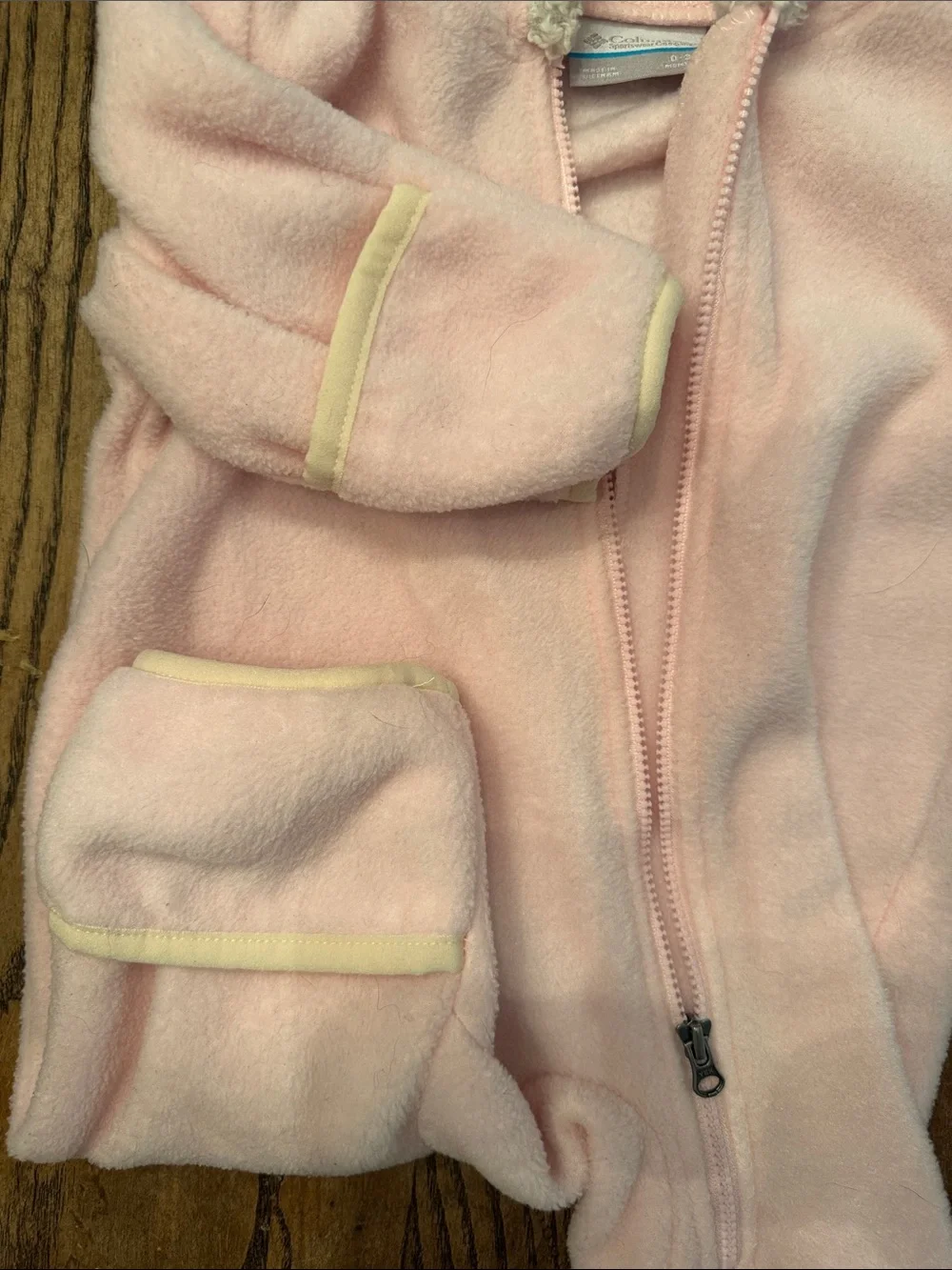 Columbia Baby Pink Winter Bear Suit